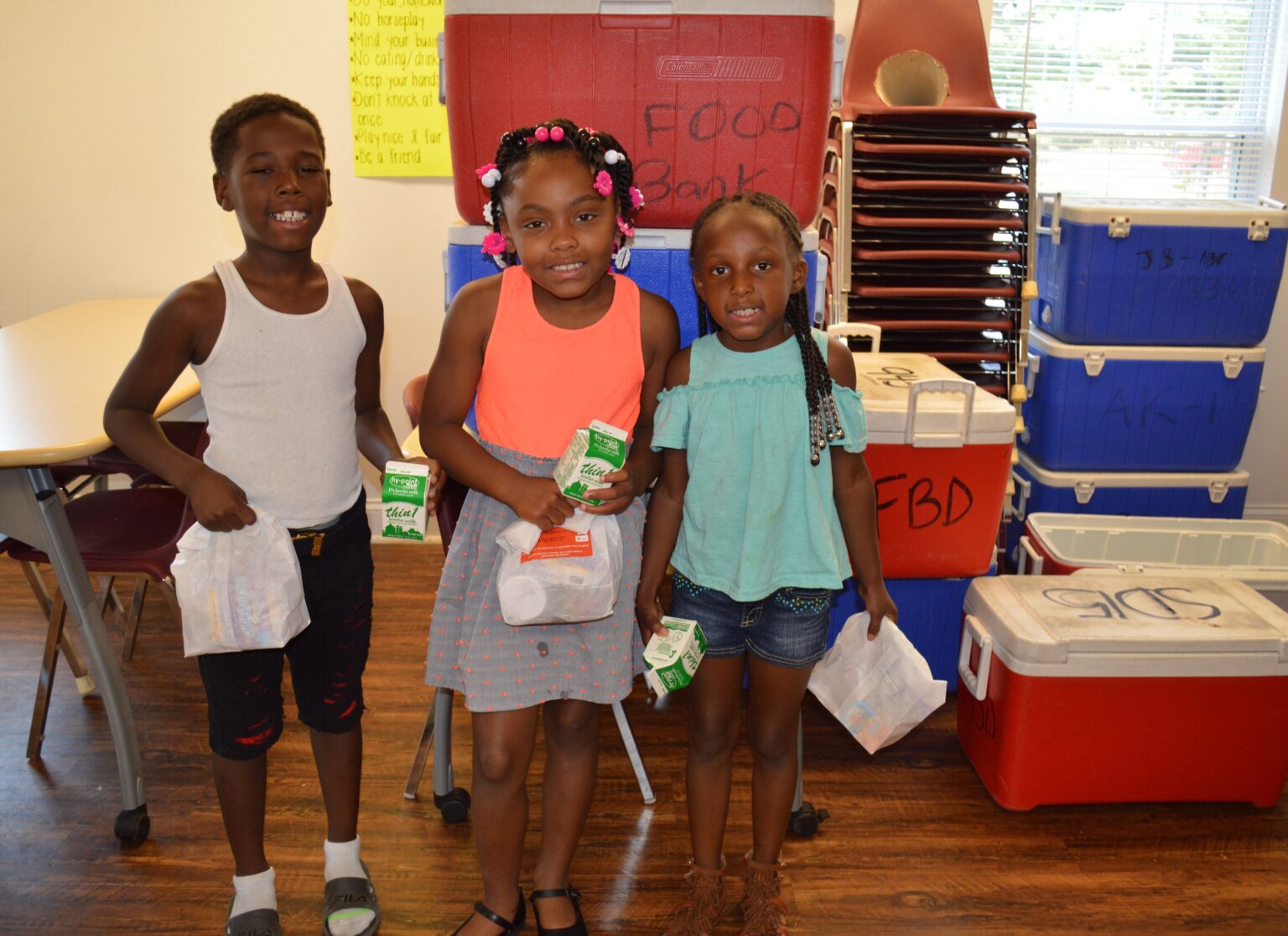 Grab and Go meals in Cheltenham Village Food Bank of Delaware